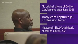 Prosecution rests case in Cory Bigsby trial