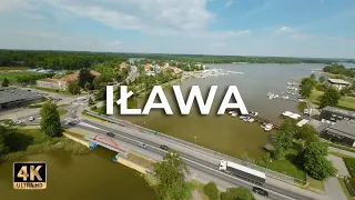 Iława i jej niesamowite krajobrazy nad jeziorem Jeziorak | Dji Avata | Lece w miasto [4k]