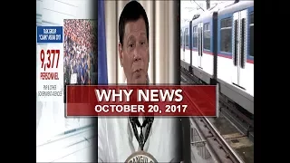 UNTV: Why News (October 20, 2017)