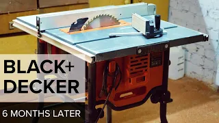 📌  Review table saw BLACK+DECKER BES720 six months later