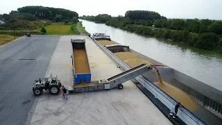 MOISSON 2018 TERNOVEO BUSNES et dégagement par Péniche