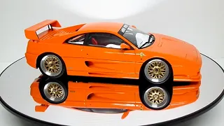 FERRARI F-355 BERLiNETTA "KOENiG SPECiALS" ARANCiO ORANGE APM MODELS 1/18 (LiMiTED 5 PCS)