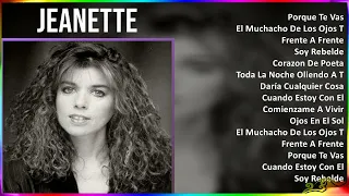 Jeanette 2024 MIX Las Mejores Canciones - Porque Te Vas, El Muchacho De Los Ojos Tristes, Frente...