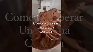 Como recuperar Una Crema Cortada #youtube #viral #youtubeshort