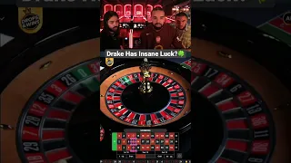 Drake Has Insane Luck On Roulette? #drake #roulette #bigwin #maxwin #casino