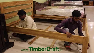 How to assemble a wooden Bed Frame?