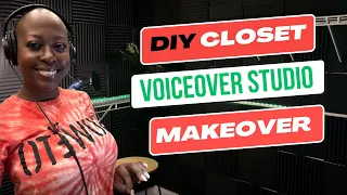 Closet Home Studio Makeover - DIY Voiceover Recording Booth