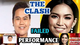 The Clash contestants failed performances.