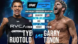 BJJ Phenom SUBMITS Grappling Legend 🔥 Tye Ruotolo vs. Garry Tonon