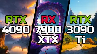 RTX 4090 vs RX 7900 XTX vs RTX 3090 Ti - Test in 12 Games