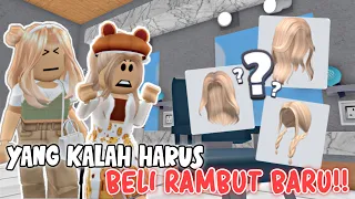 YG KALAH HARUS BELI ITEM RAMBUT BARUU!! 💇🏻‍♀️ LOMBA DI BARBERSHOP OBBY✨ | ROBLOX INDONESIA 🇮🇩 |