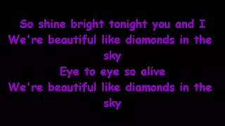 Rihanna - Diamonds (Remix) [feat. Kanye West] (Lyrics on Screen)