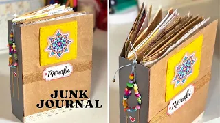 Making my first Junk Journal using a cereal box!