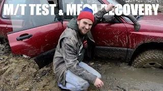 ULTIMATE MUD TERRAIN CHALLENGE: Recovering the off-road Subaru from the middle of a lake