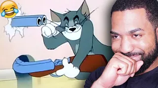 Tom and Jerry painful moments but I can't laugh....