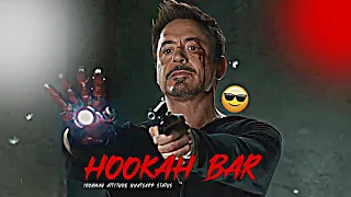 Hookah bar Ft.Ironman Edit Status Hookah bar X Ironman Edit Ironman Attitude Status 😎