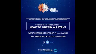 How to grant a patent? | Prof. P. L. A. G. Alwis