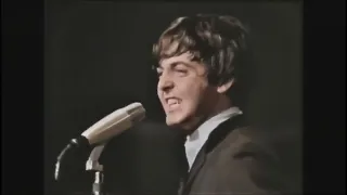 The Beatles - Long Tall Sally Live Melborn (colorized 60fps)