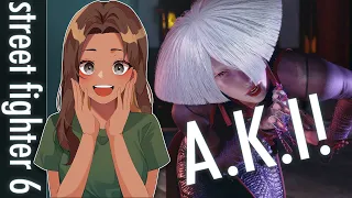 NOT LIKE F.A.N.G! | A.K.I Street Fighter 6 Gameplay Trailer  ~ Reaction