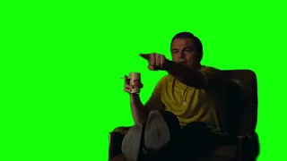 Leonardo DiCaprio pointing meme green screen (Once Upon a Time in Hollywood)