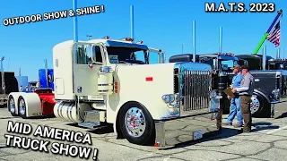 MID AMERICA TRUCKING SHOW 2023 !!     OUTDOOR SHOW AND SHINE !!