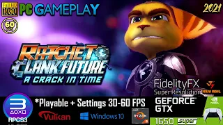 RPCS3 Ratchet and Clank Future A Crack in Time PC Gameplay | Playable | PS3 Emulator | 1080p60FPS