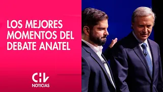 DEBATE ANATEL | Los mejores momentos del último debate presidencial entre Boric y Kast