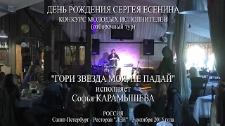 День рождения Сергея Есенина - "Гори звезда моя, не падай" - Исполняет Софья Карамышева