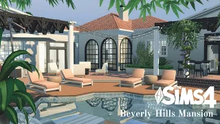 Kendall Jenner's Home Inspired Beverly Hills Luxurious Mansion | Speed Build | The Sims 4 |NoCC