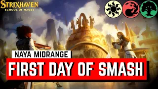 INSTANT INSANE POWER! Naya First Day of Class Scute Swarm Combo Strixhaven MTG Arena