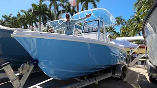 The GAME-CHANGING Customizable 23ft Center Console at Palm Beach Boat Show 2023