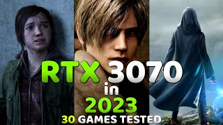 GeForce RTX 3070 Test In 2023 With 30 Games🔥 | 1440P | DLSS |