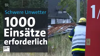 Unwetter über Bayern | BR24