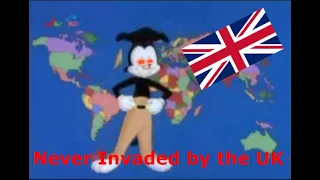 Yakko's World but only countries never invaded by the UK