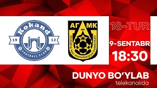QO'QON-1912 vs AGMK | Coca-cola Superliga-2022 | 18-tur #live