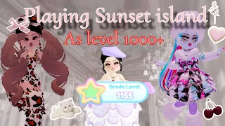 Playing Sunset Island as lvl 1000+