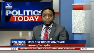 Politics Today Assessing The Legality Behind Swearing-in of Kogi Deputy Governor Pt.1