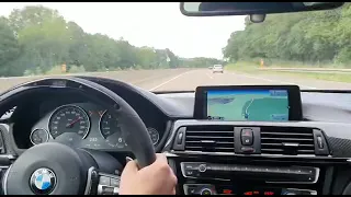 Autobahn emergency brake BMW M4