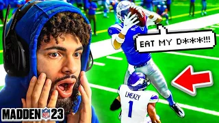 I'VE FOUND THE MOST DISRESPECTFUL MADDEN PLAYER... HE DOMINATES IN 1v1 VIEWER GAMES!!!