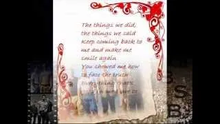 Backstreet Boys-Never Gone Lyrics .wmv