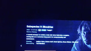 subspecies 5 blood rise movie review