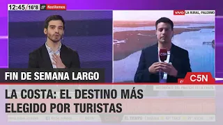 FIN de SEMANA LARGO: la COSTA es el DESTINO MÁS ELEGIDO por los TURISTAS