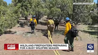 Wildland Firefighters Prepare For Fire Season