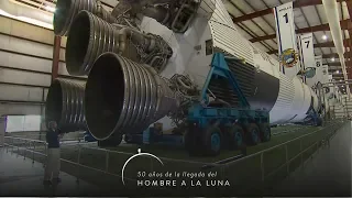 El clon del cohete que llevó a la Misión Apolo a la Luna: una de las cuatro naves Saturno originales