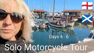 UK Solo Motorcycle Camping Tour to Scotland - Days 4, 5 & 6