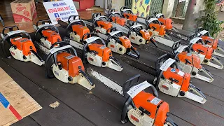 Lô máy ngày 23/8/2020 hoàng máy bãi lên lô stihl made in gemany toàn hàng hệ cho mọi người tham khảo