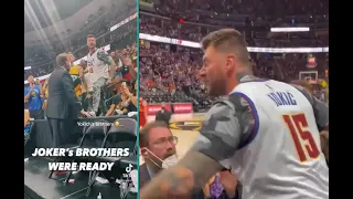 WATCH: NIKOLA JOKIC BROTHERS GOES CRAZY AFTER JOKIC EJECTED FROM GAME4 AGAINST PHOENIX SUNS