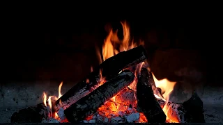 Campfire Sounds & Soft Crackling, Fireplace to Relax, Study & Sleep