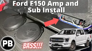 2021 - 2024+ Ford F150 Amp and Sub Install (to Factory Radio B&O)