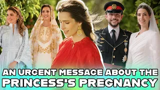 an urgent message from the royal court about the pregnancy of Princess Rajwa of Jordan